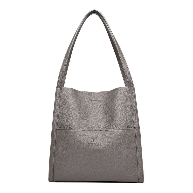 Women's Solid Color Large Capacity Crossbody Bag