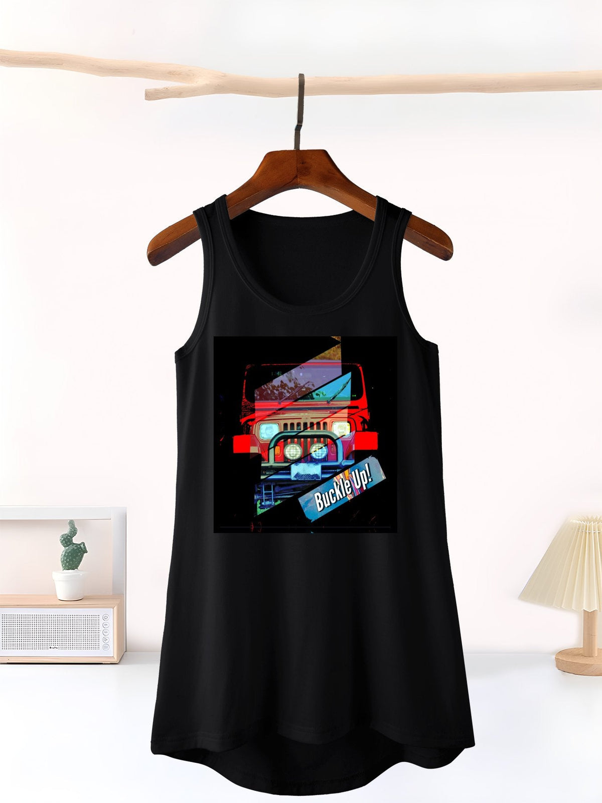 Women's Buckle Up! 4-wheel Drive Short Tank Dress