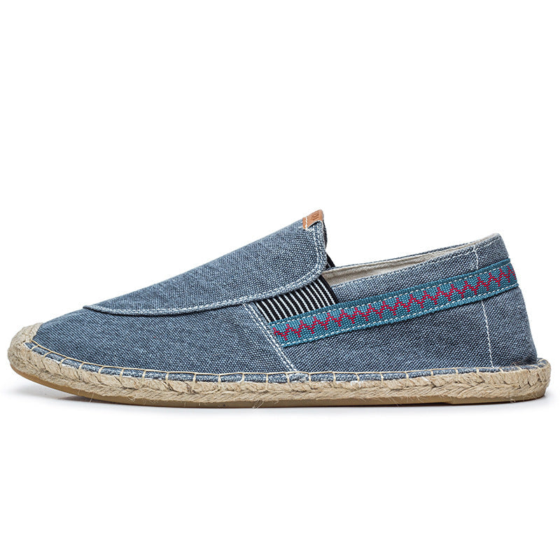 Casual Handmade Linen Canvas Flats