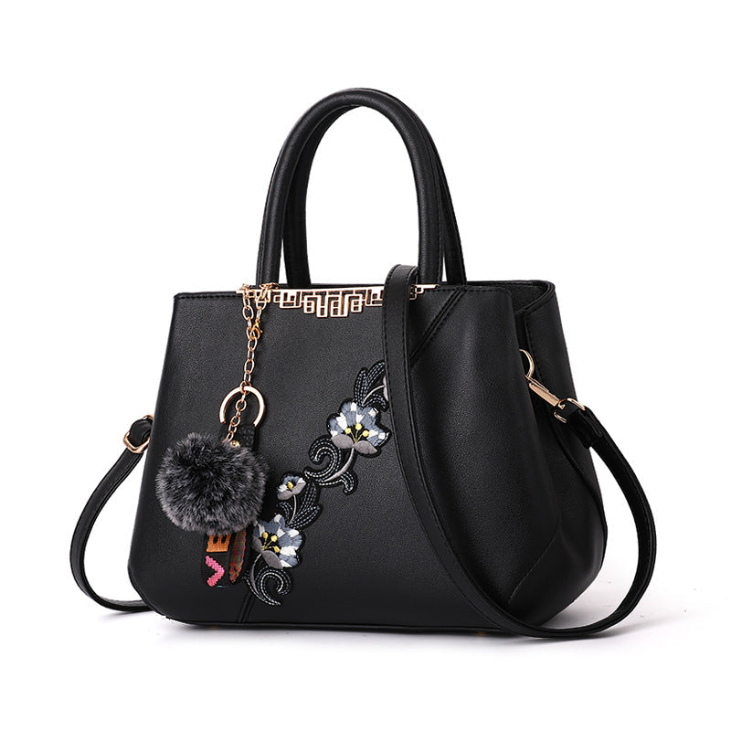 Women's Contrasting Color Handbag