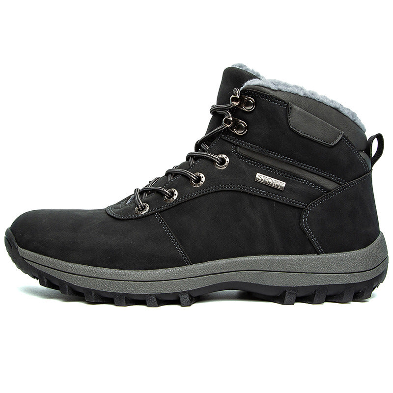 Men's Fleece-Lined Martin Boots