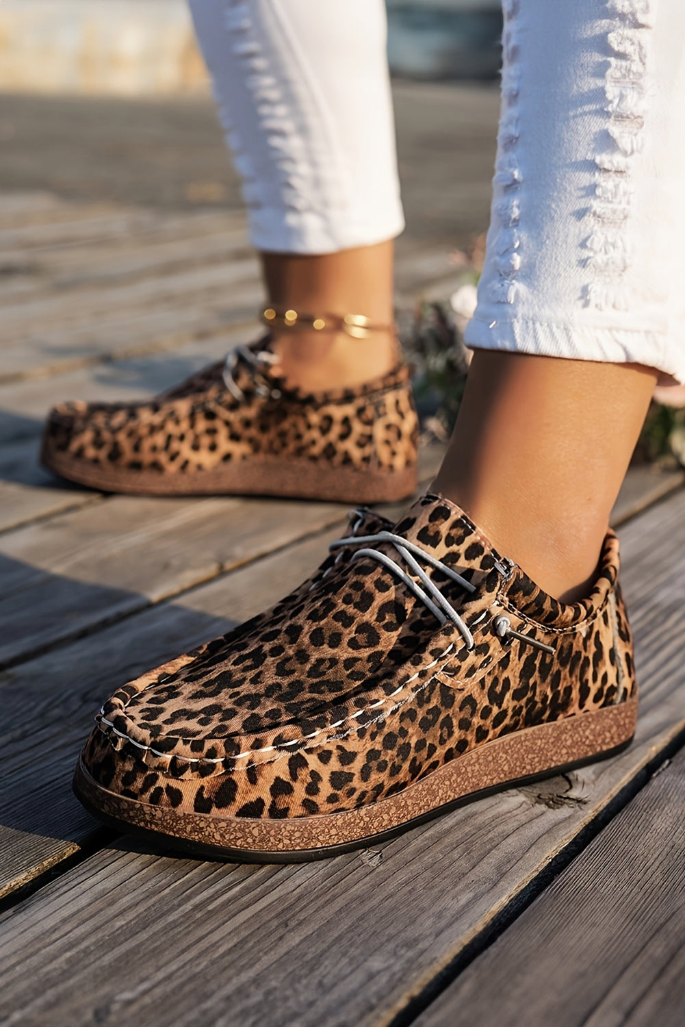 Zapatillas Racing Red ligeras, estilo boho, de retales, con cordones