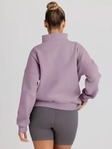 Love Salve Oversized Half Zip Sweatshirt — Cozy Fall Pullover