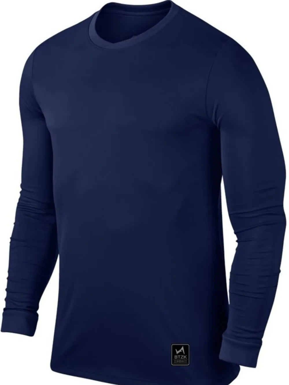 Camiseta transpirable de cuello redondo de talla grande para hombre
