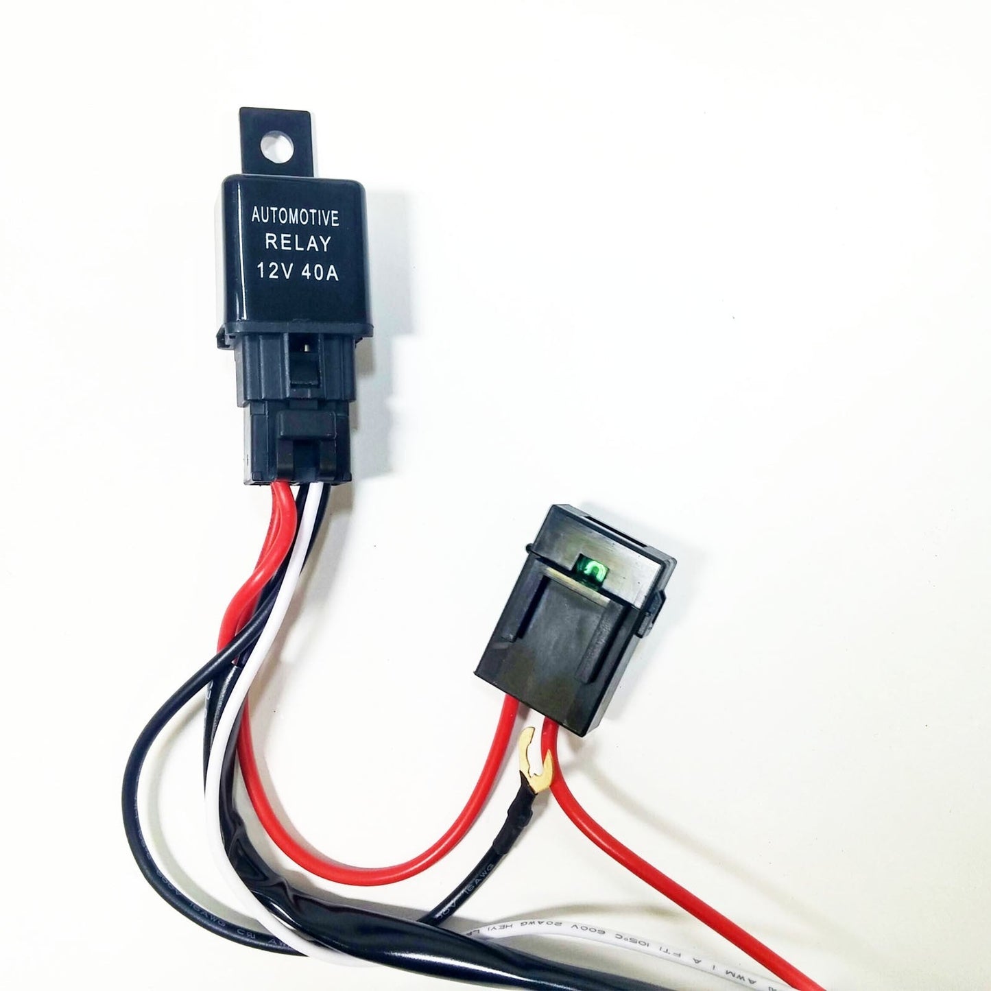 12V Wire Harness Kit with Relay and Switch