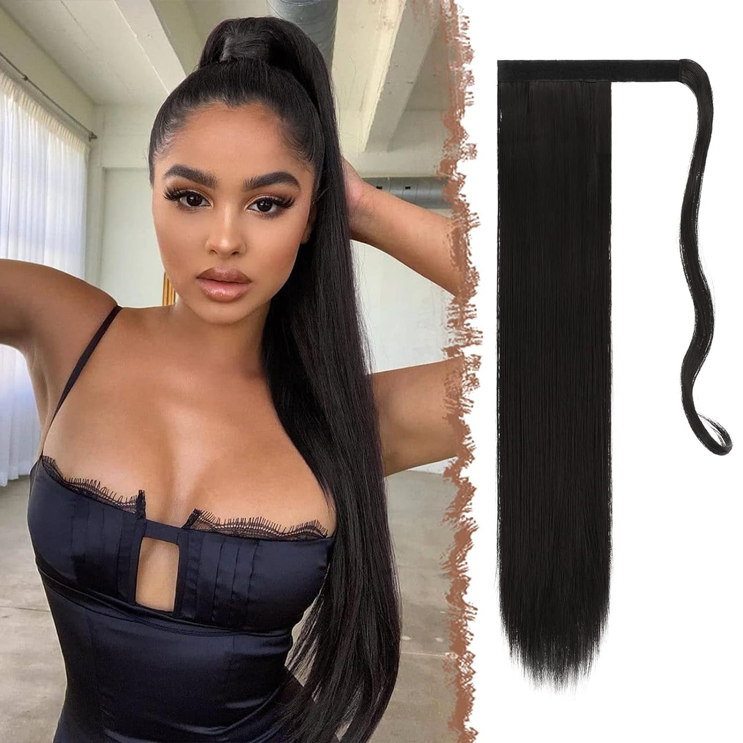 VIP Ponytail Silky 24" (100 Grams) 100% Human Hair Extension