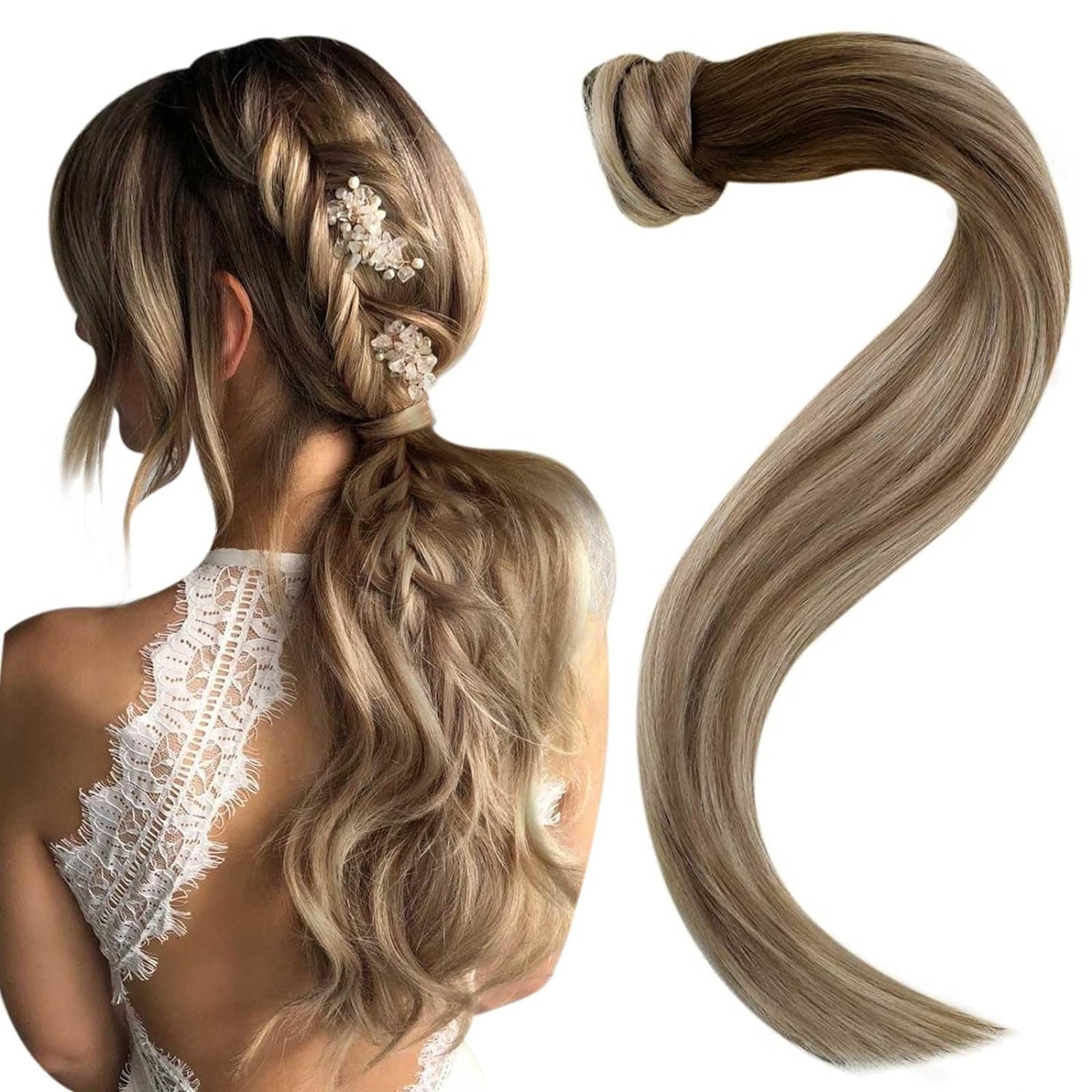 VIP Ponytail Silky 24" (100 Grams) 100% Human Hair Extension
