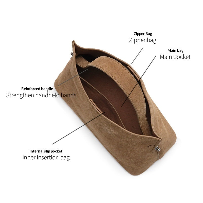 Top-Layer Leather Niche Design Bag