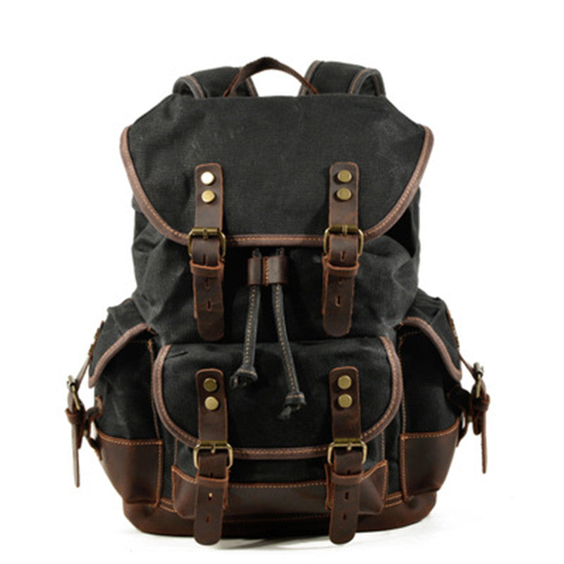 Wear-Resistant Canvas Backpack