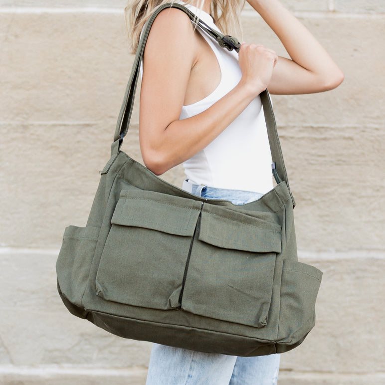 Bandolera de lona oversize Nova