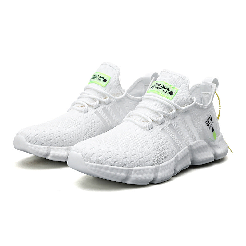 Canvas breathable running shoes