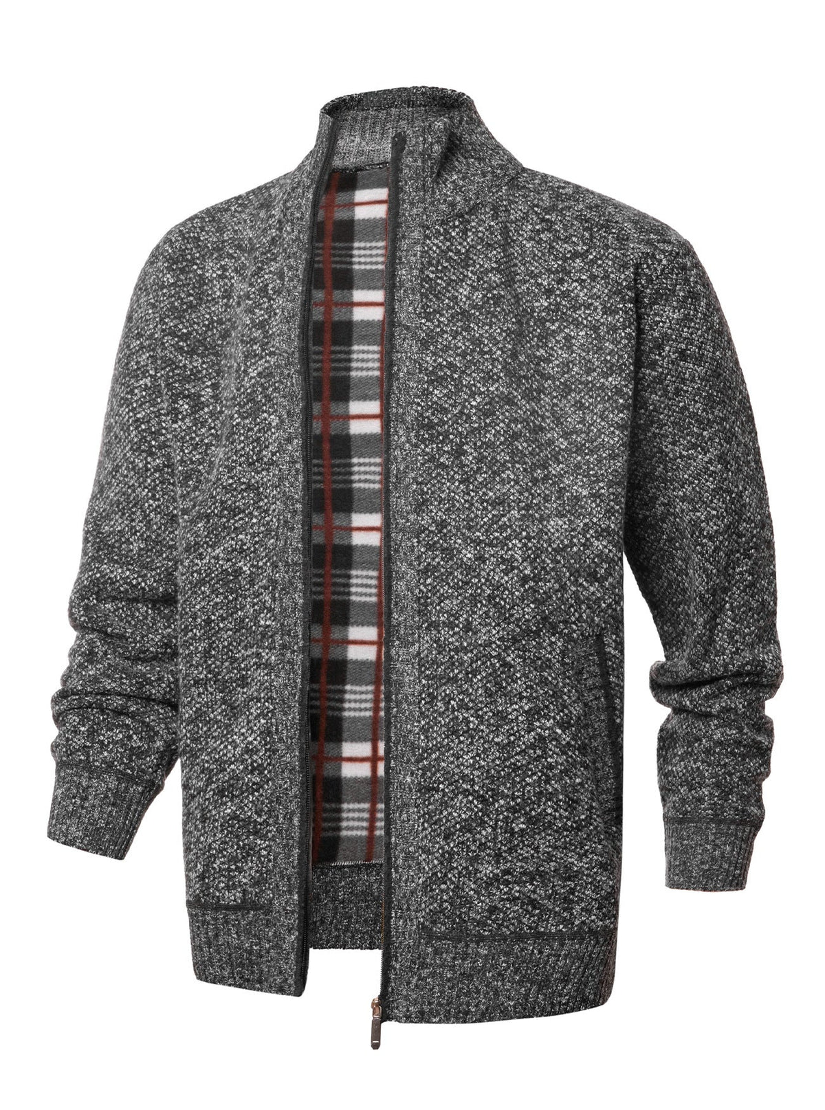 Wholesale Amazon 25 Cross-border Amazon Autumn And Winter Men's High Collar Velvet Thick Sweater Trend Slim Casual Wool