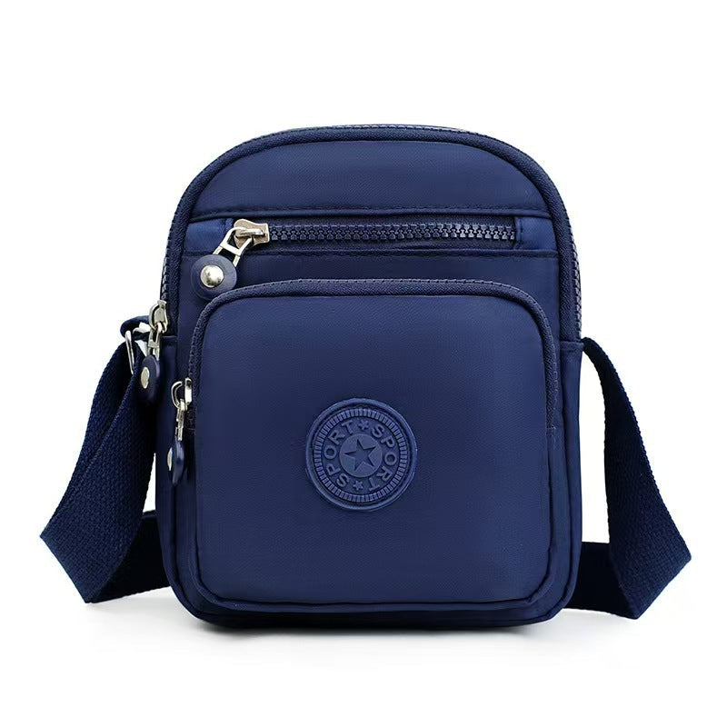 Lightweight Multi-Layer Oxford Cloth Crossbody Fashionable Small Square Bag