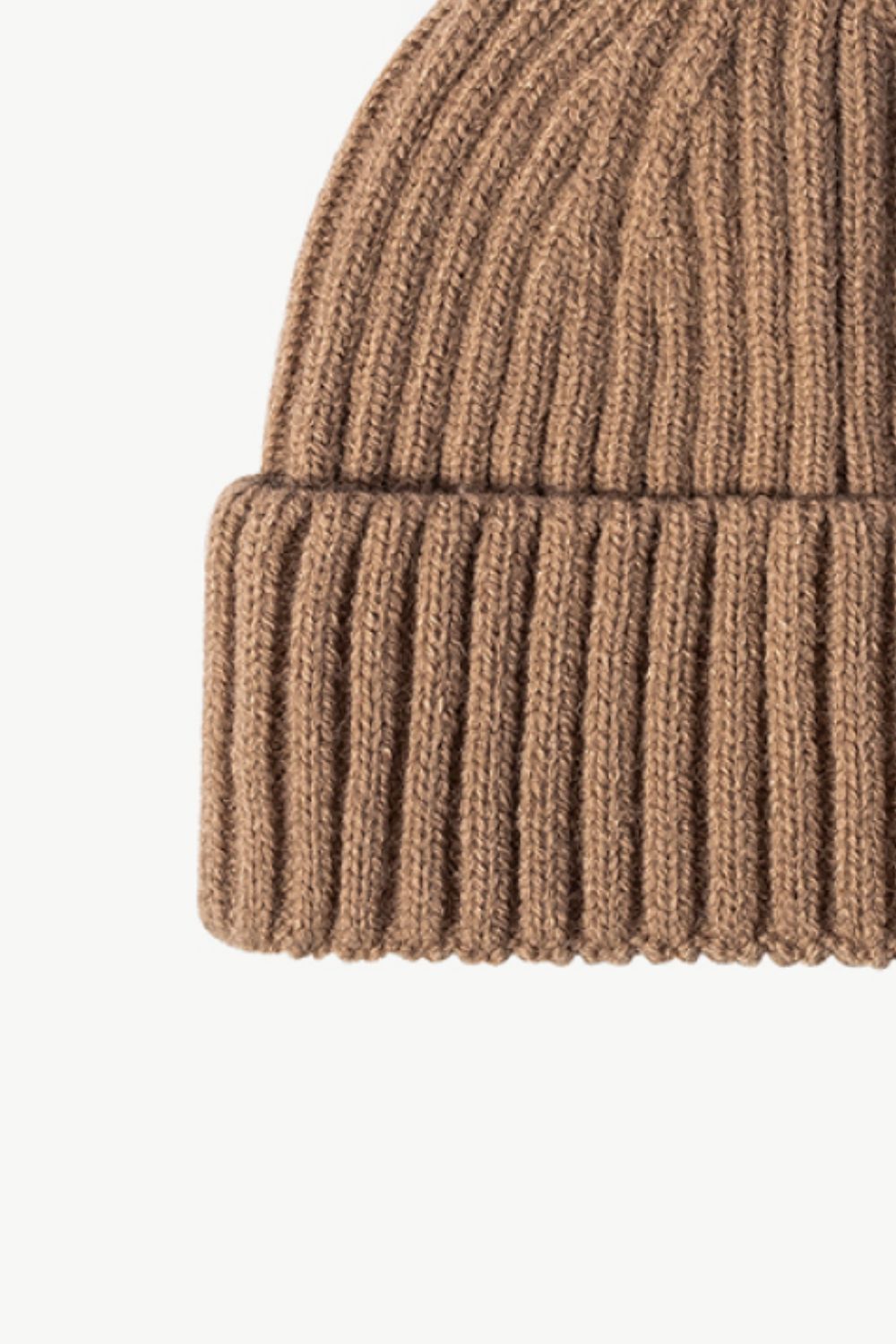 Gorro de punto de canalé