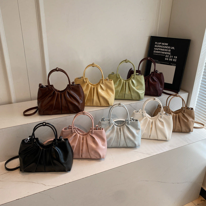 This Years Trend Is Niche Pleated Cloud-shaped Bags For Women