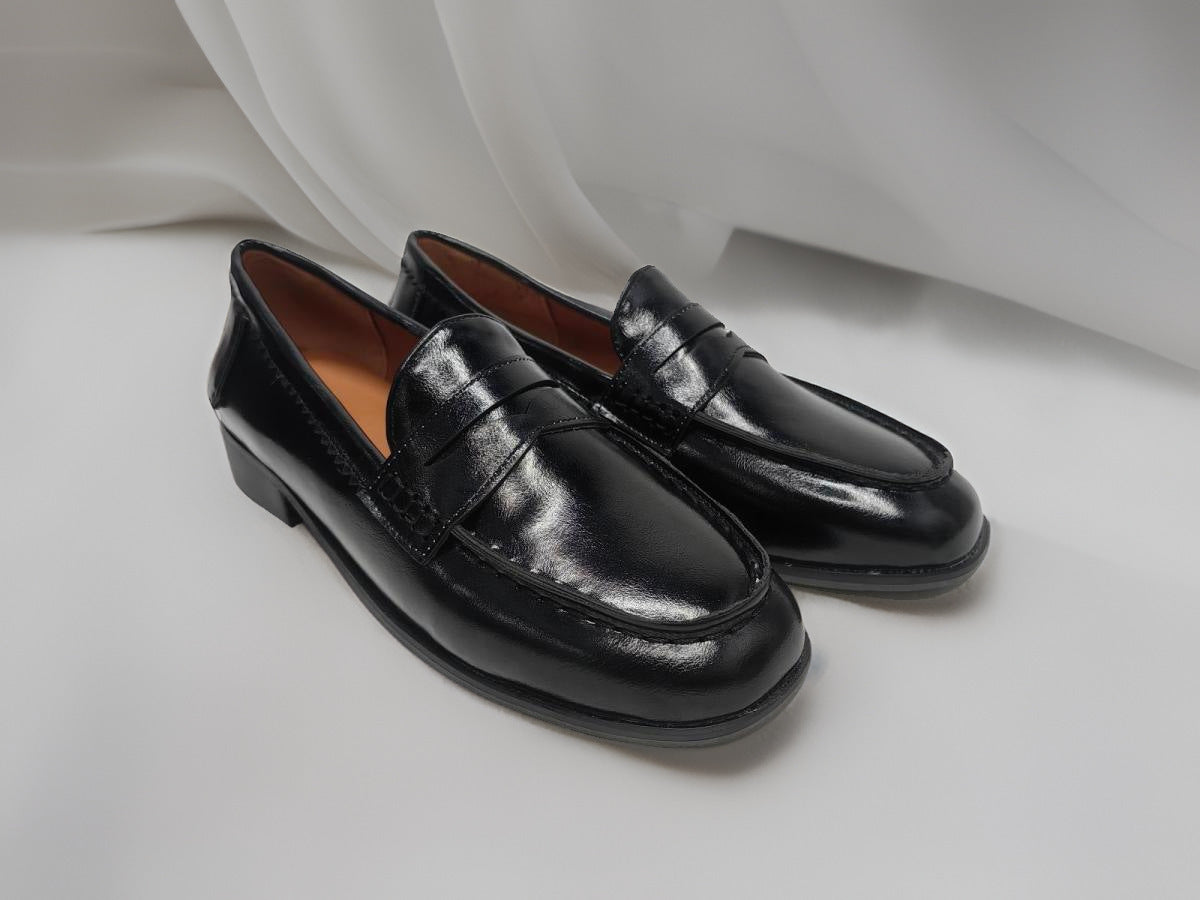 Women's Casual Versatile Low-heeled PU Dress Shoes