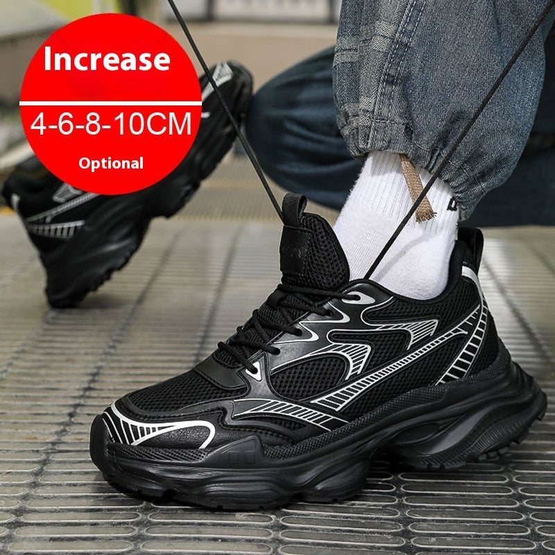 Unisex Casual Breathable Invisible Height Increasing Flats
