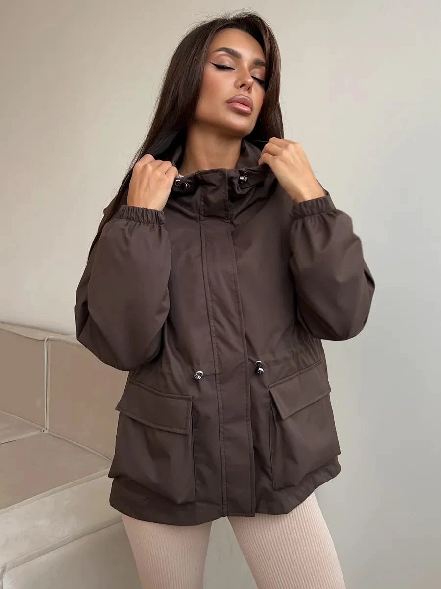 Casual Fashion Women's Shell Jacket Long Sleeve