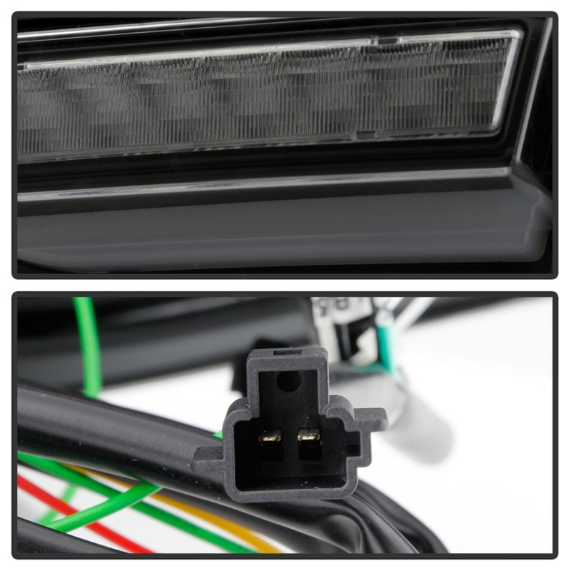 Spyder 08-14 Subaru Impreza WRX Hatchback Luces traseras LED Señal secuencial Humo negro ALT-YD-SI085D-SEQ-BSM