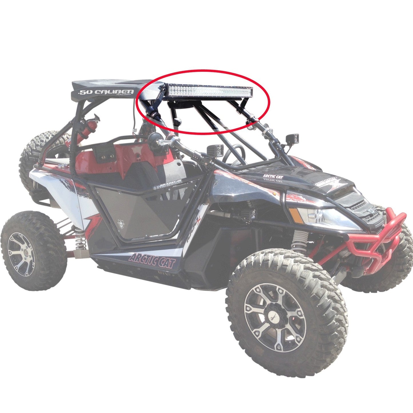 Arctic Cat Wildcat LED Light Bar Mounting Brackets for 40" led bar