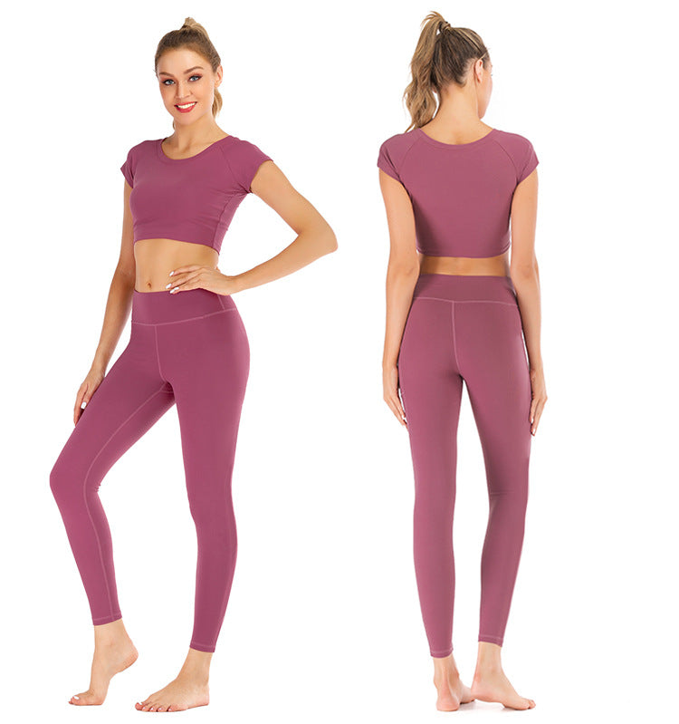 Nylon yoga suit