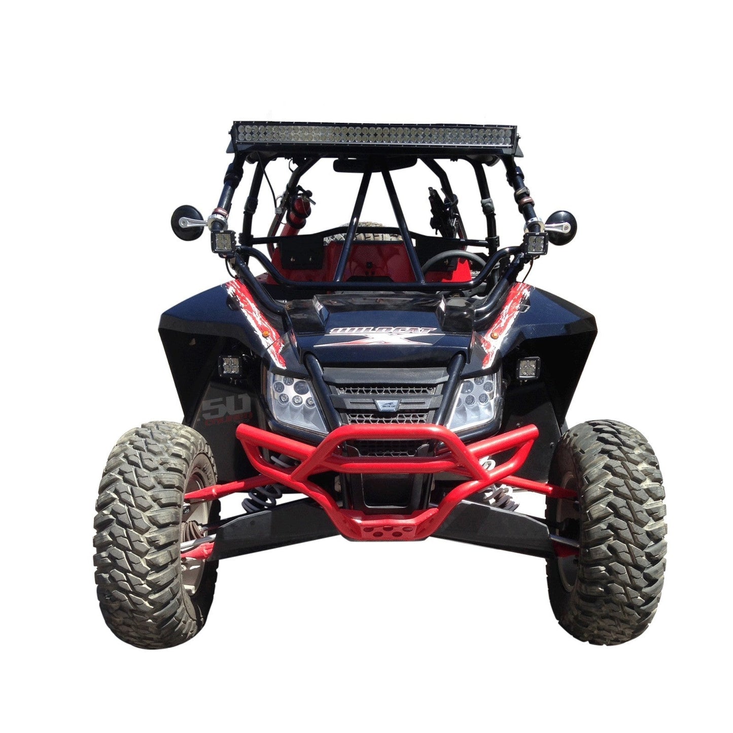 Fender well LED Pod Mount Brackets for Arctic Cat Wildcat