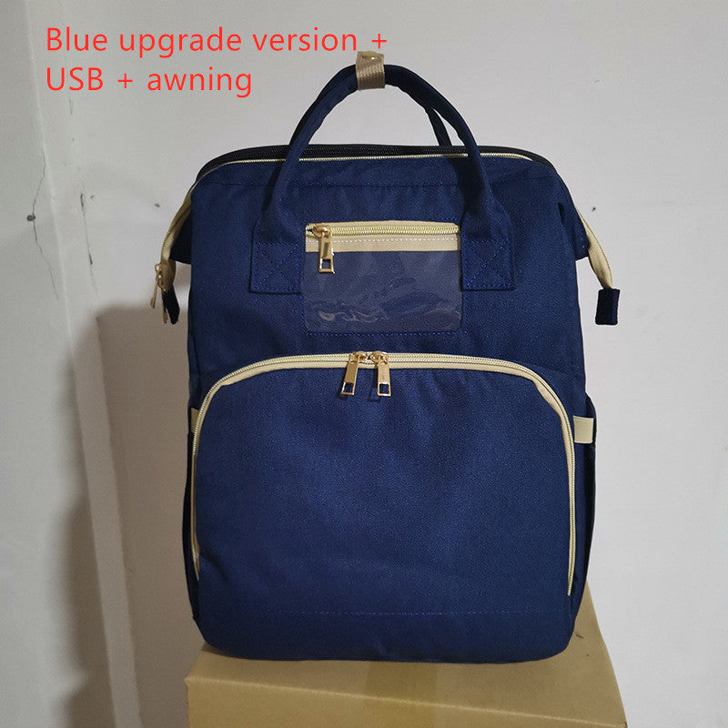 USB Charging Mommy Bed Backpack