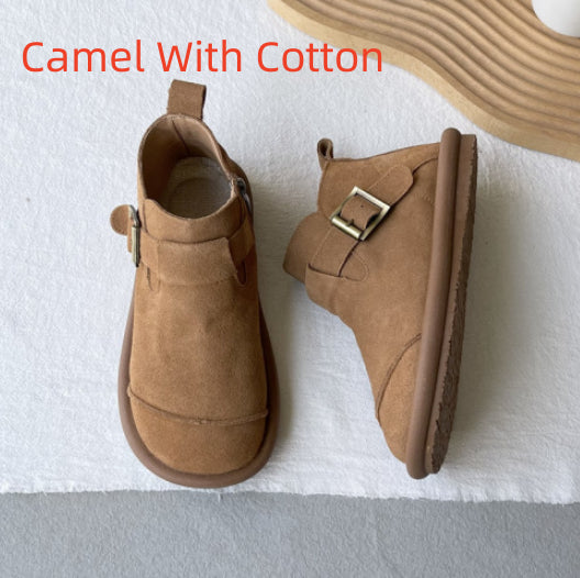 Mori Style Retro Soft Leather Martin Ankle Boots
