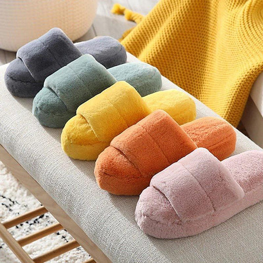 Pantuflas de felpa para interiores