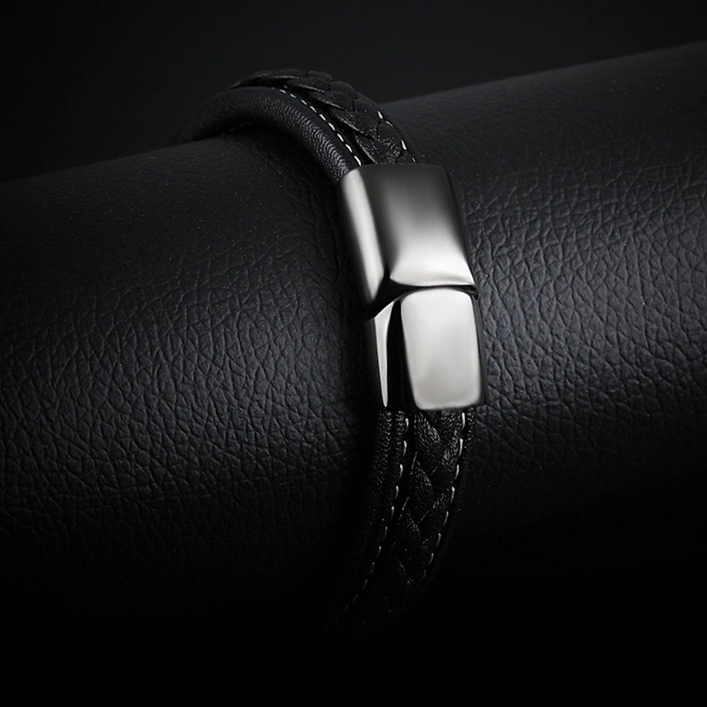 Men's Black Titanium Steel Bracelet
