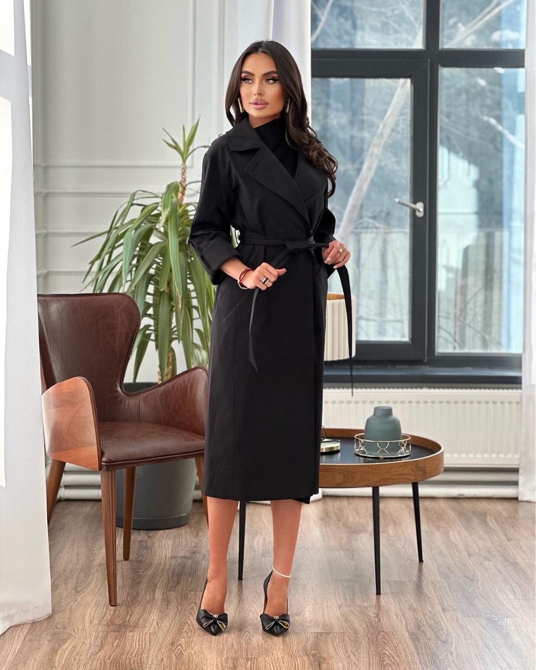 Gabardina de mezcla de algodón