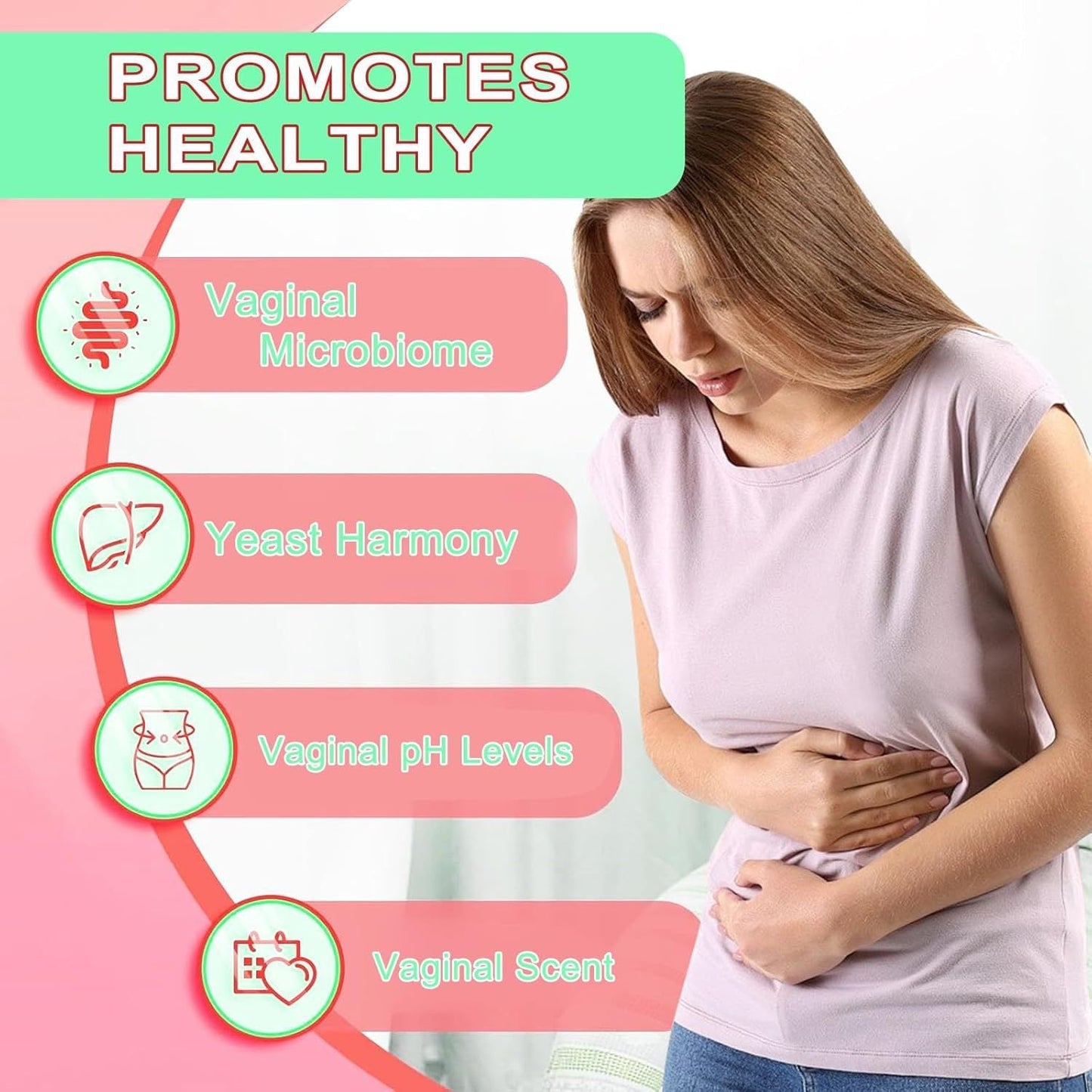 60 Capsules -bottle Of Female Probiotics