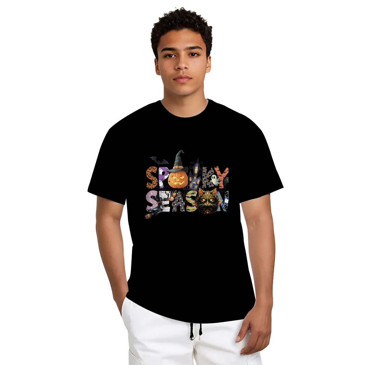 Halloween Spooky Season Gildan 5000 Unisex Cotton T-shirt