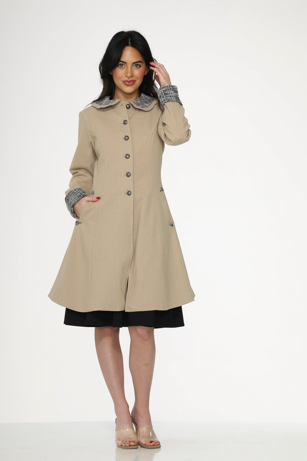 Abrigo Camel Oscilante 34520