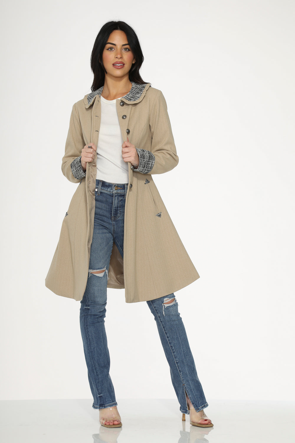 Abrigo Camel Oscilante 34520