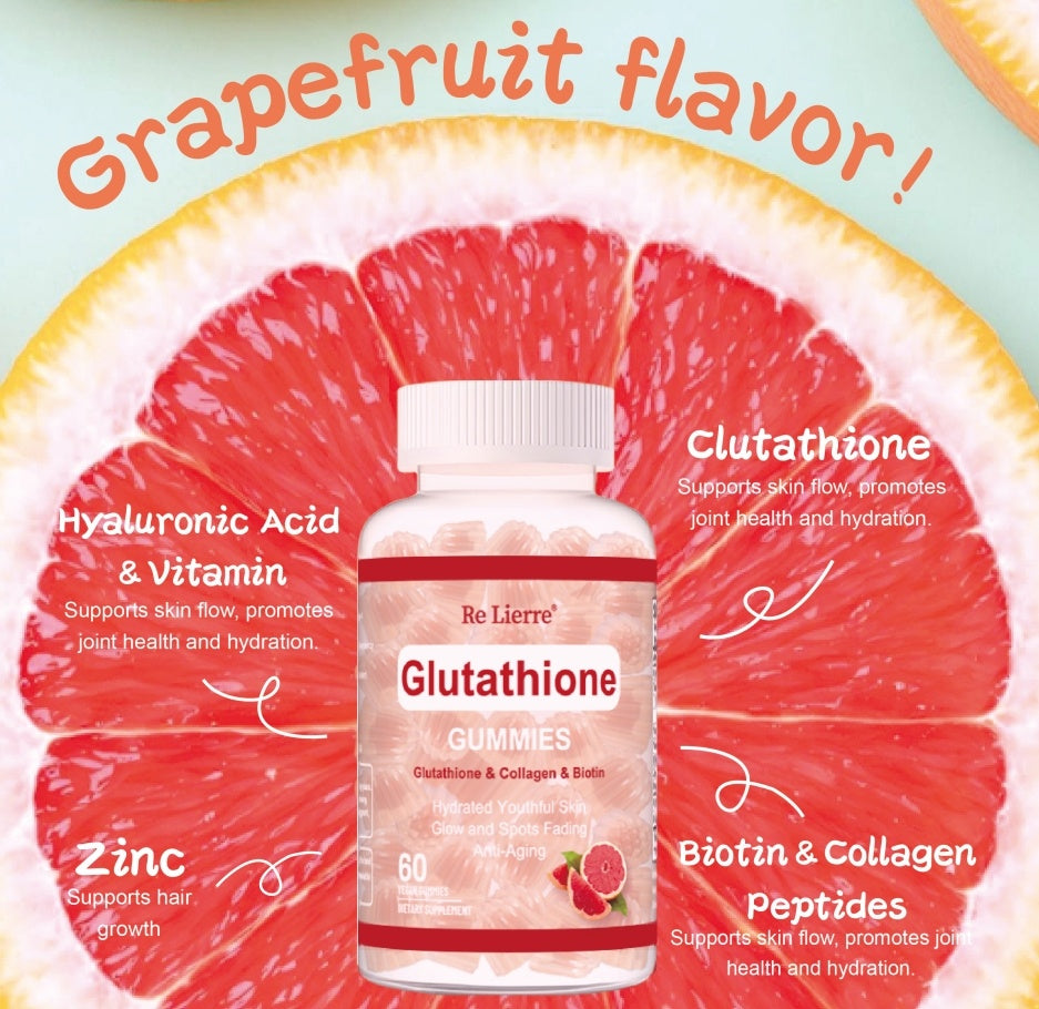 Gomitas de Colágeno Glutatión con Sabor a Toronja