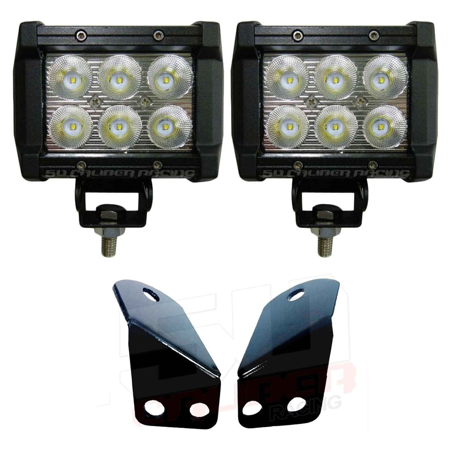 A-Pillar Pod Light Mount Brackets for Arctic Cat Wildcat