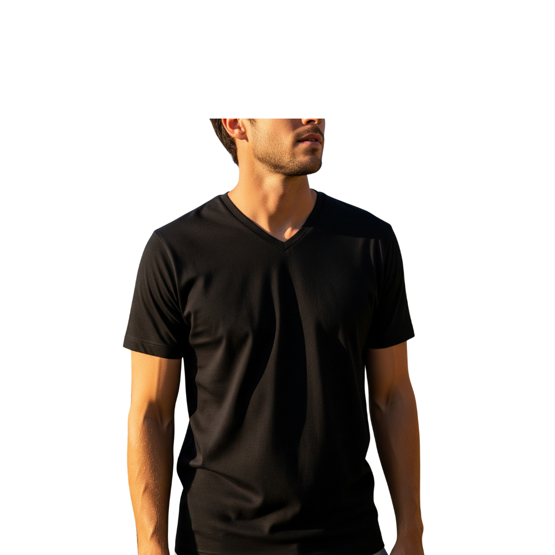 Paquete de 3 camisetas de cuello redondo para hombre, lisas, 100% algodón, cuello doble acanalado, tallas S-5XL