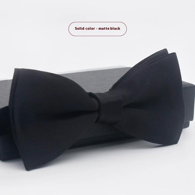 Men's Solid Color Bow Tie
