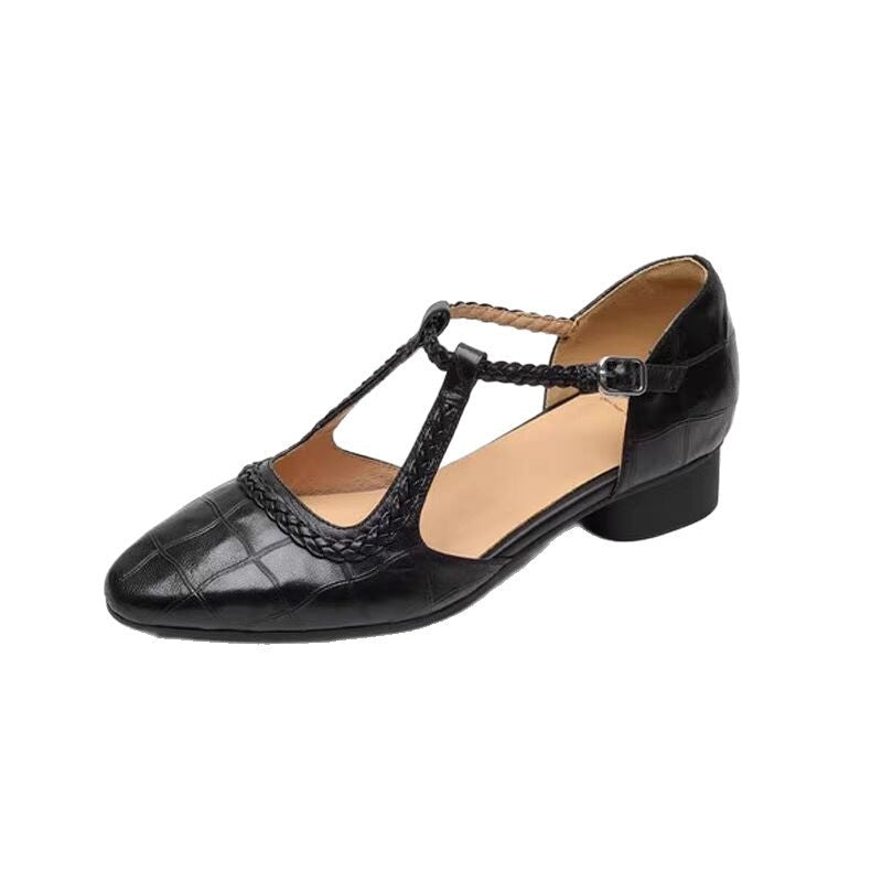 Women's Chunky Heel Retro Fashion Sandals