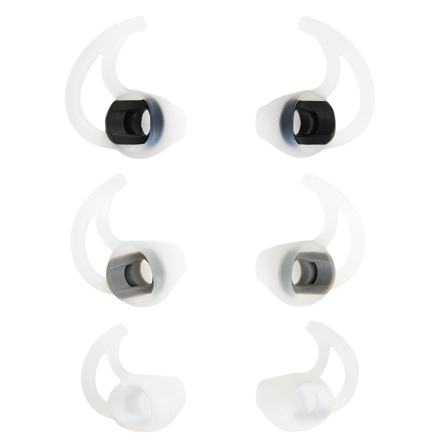 WKYMY Silicone Earbud Replacement Tips Earbud Covers Compatible with Bose SoundSport Freestyle IE2 IE3 Headphone Ear Tips Rubber Tips 3 Pairs S M L