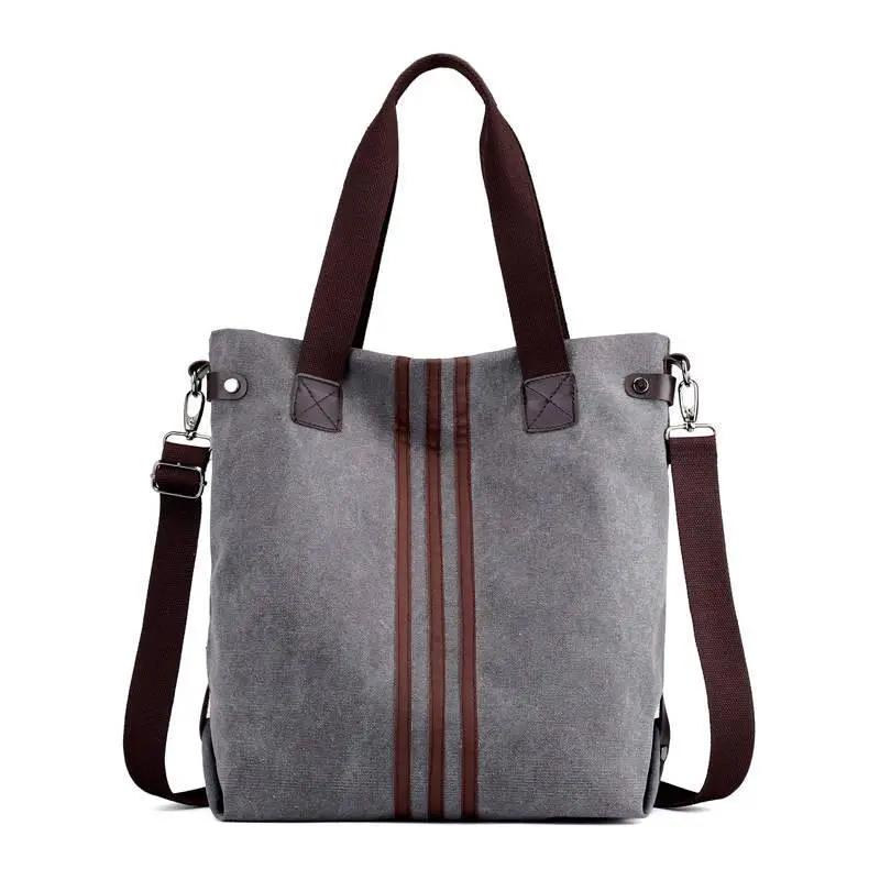 Threaded Pear Canvas Tote Bag With Adjustable Strap — Work & Travel