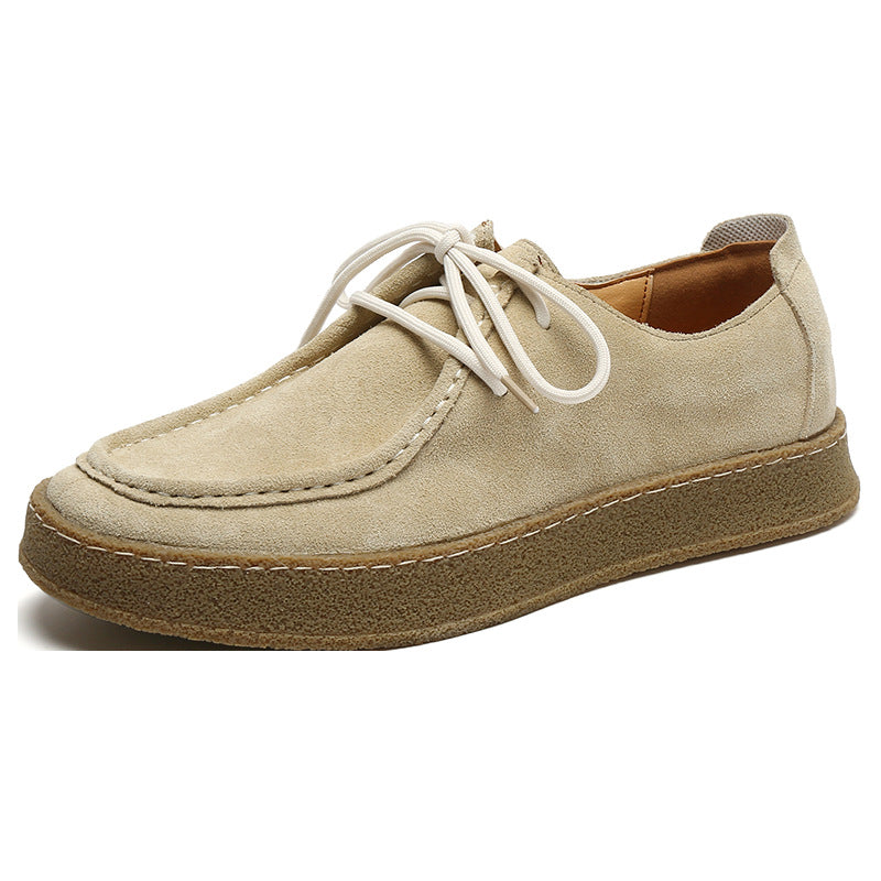 All Match Suede British Style Casual Flats