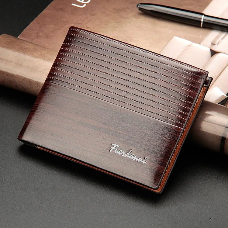 Men's Short Embossed Wallet