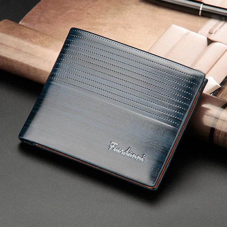 Men's Short Embossed Wallet