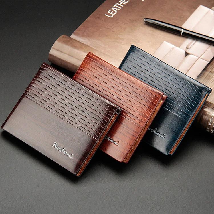 Men's Short Embossed Wallet