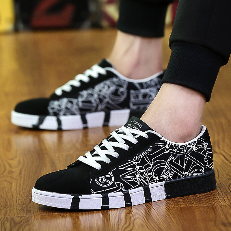 Casual trend canvas shoes fashion sports shoes