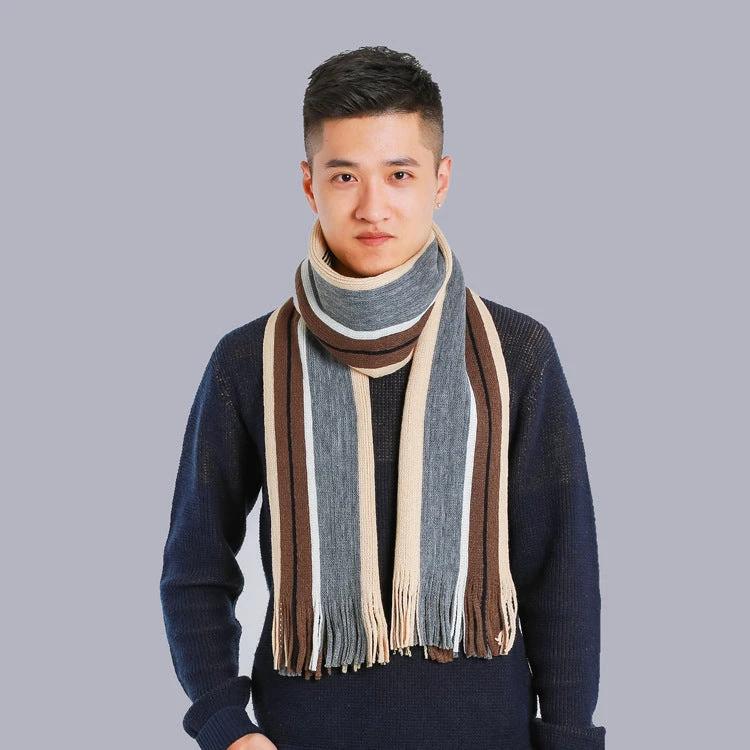 Imitated Cashmere Casual Thick Scarf For Men