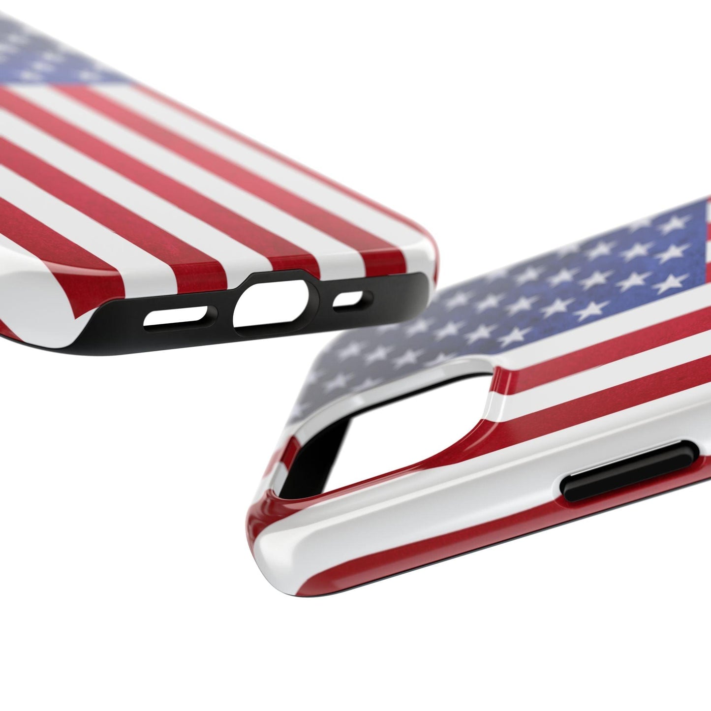 USA Flag Printed Tough Phone Cases