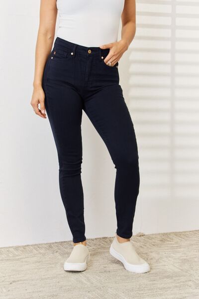 Judy Blue Full Size Garment Dyed Tummy Control Skinny Jeans up to 24W
